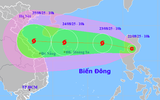 Biển Đông sắp đón bão số 5 mạnh cấp 11, miền Trung mưa lớn 600 m
