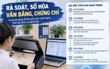 TP.HCM rà soát, chuẩn hóa dữ liệu bằng tốt nghiệp THPT từ năm 1985 đến nay