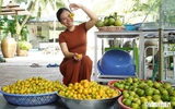 Mứt bưởi hườm giá 650.000 đồng/kg