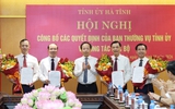 Hà Tĩnh điều động, luân chuyển, bổ nhiệm 10 cán bộ chủ chốt
