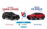 Dưới 750 triệu, chọn xe Trung Quốc Omoda C5 hay xe Nhật Toyota Yaris Cross?
