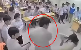 Điều tra vụ học sinh đánh cô giáo chảy máu trong lớp học