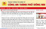Vụ 'sinh viên đón xe đi Vũng Tàu bị chở tới biên giới Campuchia' là chuyện bịa đặt