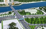 Đà Nẵng phân luồng giao thông phục vụ thi công đường dẫn lên cầu Hòa Xuân