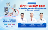 Bệnh tim bẩm sinh: Phát hiện sớm đến điều trị hiệu quả & chăm sóc suốt đời