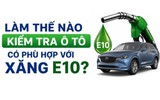 Làm thế nào kiểm tra ô tô có 'hợp' với xăng E10?