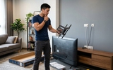 Nên treo TV lên tường hay đặt trên kệ?