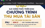 Giả mạo Công ty SJC thu mua kim cương thương hiệu khác