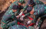 Di dời hơn 200 m³ đất ở công viên Lê Thị Riêng, quy tập thêm 8 hài cốt liệt sĩ