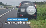 Tài xế lại đỗ ô tô trên cao tốc để ngủ, bị CSGT phạt gần 14 triệu