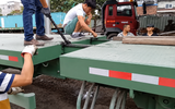 Siết vi phạm sử dụng xe đầu kéo chở hàng không đúng công năng