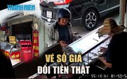 Cận cảnh 'độc chiêu' mang vé số giả đi đổi tiền thưởng ở TP.HCM