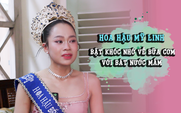 Tân Hoa hậu Biển đảo Việt Nam bật khóc nhớ về bữa cơm với bát nước mắm và món nợ của gia đình