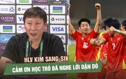 HLV Kim Sang-sik cảm ơn học trò ‘đã nghe lời dặn dò’, HLV U.23 UAE tiếc nuối