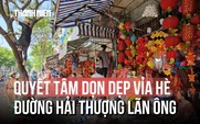 Buộc ký cam kết không tái lấn chiếm vỉa hè tại đường Hải Thượng Lãn Ông