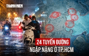 159 điểm ngập ở TP.HCM: Bản đồ 24 tuyến ngập nặng thường xuyên cần lưu ý