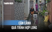 Hẻm Huỳnh Tấn Phát ngập liên miên 3 tháng: ‘Ngập vô nhà, mấy đứa nhỏ ngủ đâu có được’