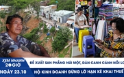 Xem nhanh 20h ngày 23.10: Đề xuất san phẳng núi Một, dân canh cánh nỗi lo | Hộ kinh doanh đừng lỡ hạn kê khai thuế