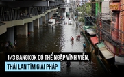 Một phần Bangkok có thể ngập vĩnh viễn vào năm 2050
