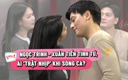 Ngọc Trinh - Lê Xuân Tiền hôn tình tứ, song ca thì trật nhịp