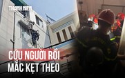 Trèo vào cứu người rồi mắc kẹt trong đám cháy: Nghẹt thở giải cứu 3 nạn nhân