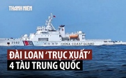 Tàu Trung Quốc, Đài Loan chạm mặt căng thẳng trên biển