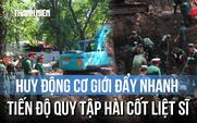 Tăng tốc quy tập hài cốt liệt sĩ: Mở rộng đào thăm dò, phát hiện thêm nhiều hài cốt