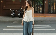 Quần ống rộng phủ sóng thời trang công sở đầu thu