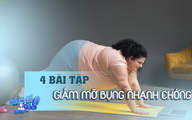 Thực hiện 4 bài tập này để giảm mỡ bụng nhanh chóng