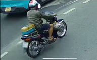 CSGT TP.HCM mời làm việc người phun chữ 'bắn tốc độ' lên mặt đường