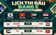 Lịch thi đấu chi tiết bảng E Asian Cup 2027 mới nhất: Việt Nam không phải đá đêm bất kỳ trận nào