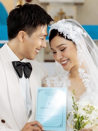 Người mẫu Lê Thu Trang kết hôn cùng diễn viên 'Chị Mười Ba'