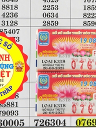 Vợ chồng Vĩnh Long trúng độc đắc 2 tờ xổ số miền Nam ngày 20 tháng 8