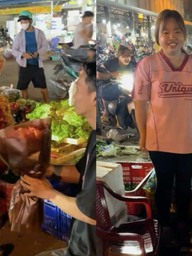 Chàng trai bốc vác quỳ gối cầu hôn bạn gái bán rau, cả chợ Bình Điền chúc mừng