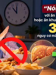 Trước khi ngủ, 'nói không' với thói quen này giúp giảm 35% nguy cơ gan nhiễm mỡ