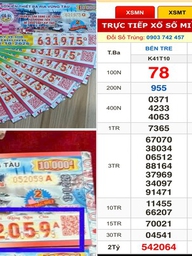 Xổ số miền Nam ngày 13 tháng 10: Trúng đài Vũng Tàu, nhận chuyển khoản ngay