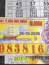 Được người nhà cho tờ vé số, người đàn ông trúng độc đắc xổ số miền Nam