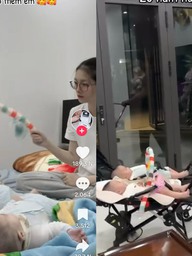 Con gái sinh con đầu lòng, 2 tháng sau mẹ sinh đôi