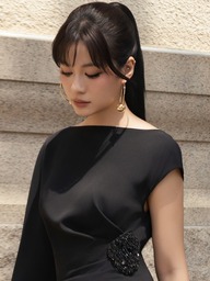 Đầm đen tối giản, lựa chọn 'chân ái' cho những ngày lười