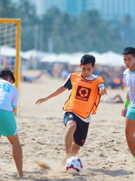 Hấp dẫn giải bóng đá bãi biển tại Festival Biển Khánh Hòa 2026