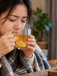 Dầm mưa về uống nước gừng: Bác sĩ nói gì?