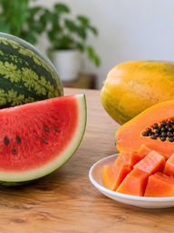 Dưa hấu hay đu đủ tốt hơn cho đường huyết?