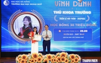 Trường ĐH Ngoại ngữ Đà Nẵng trao học bổng 854 triệu đồng tiếp sức sinh viên