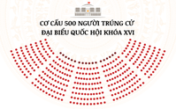 Cơ cấu, trình độ 500 người trúng cử đại biểu Quốc hội khóa XVI