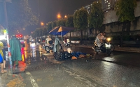Né xe chạy ngược chiều trước chợ, người đàn ông gặp nạn tử vong