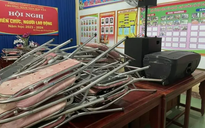 Quảng Trị: Nhiều trường học ở 'rốn lũ' Hải Lăng cho học sinh nghỉ học