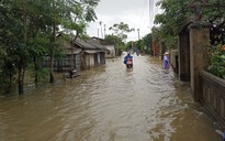 Quảng Trị: Mực nước nhiều sông vượt báo động, xuất hiện nhiều điểm ngập lụt