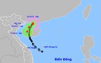 Bão số 5 bất ngờ đổi hướng, hướng về Trung Quốc