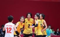 ASIAD 19: Bóng chuyền nữ Việt Nam muốn tạo 'địa chấn' ở bán kết