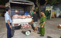 Hưng Yên: Ngăn chặn hơn 1,3 tấn thịt lợn bẩn đang trên đường đi tiêu thụ